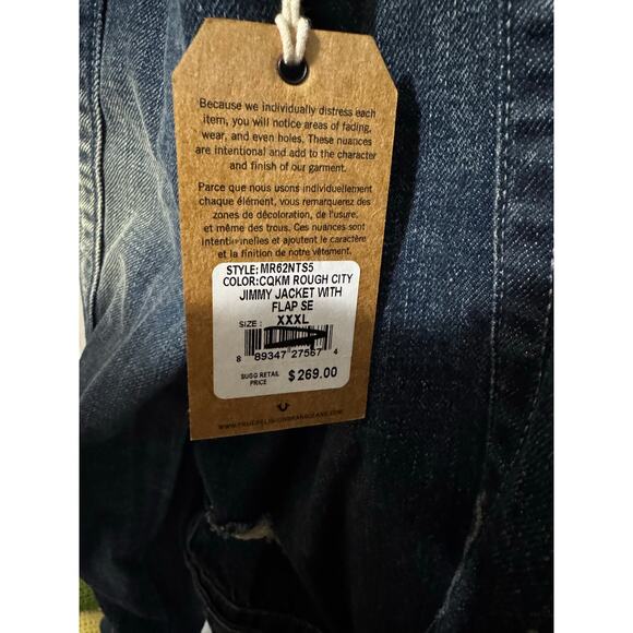 True Religion JIMMY JACKET WITH
FLAP SE
SIZE:
XXXL
STYLE: MR62NTS5 - Picture 11 of 11